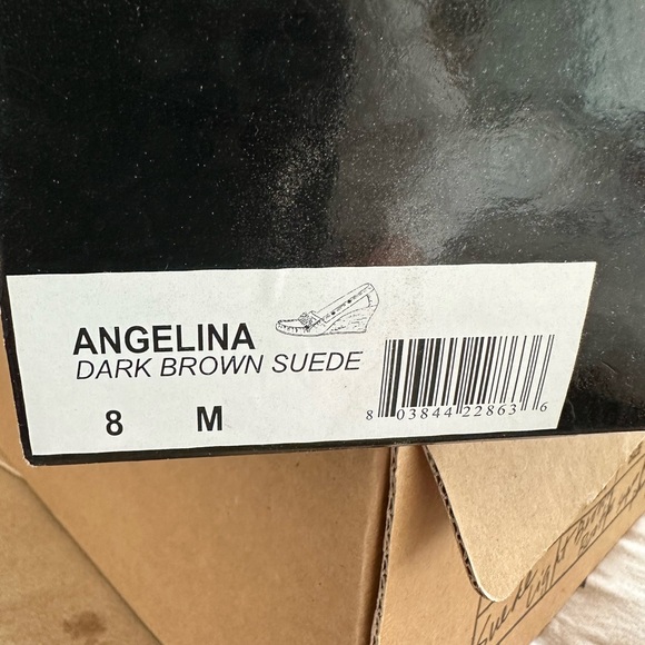 Sam Edelman Angelina Brown Moccasins with Fringe and Wedge Heel - Picture 8 of 8